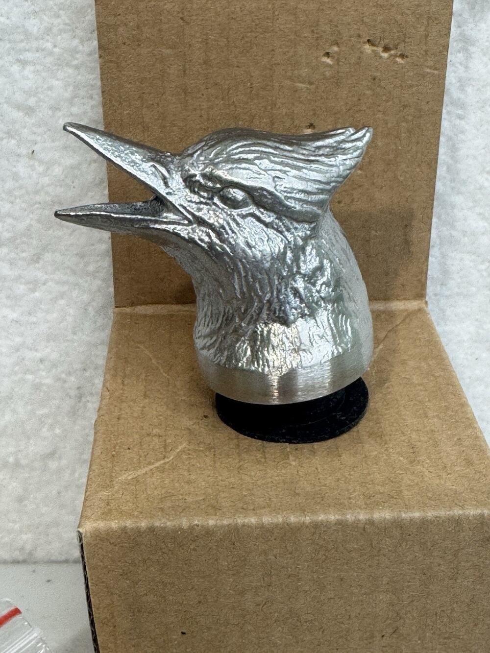 Menagerie Stainless Steel Wine Pourer/Aerator Blue Jay 150 Woodland Collection